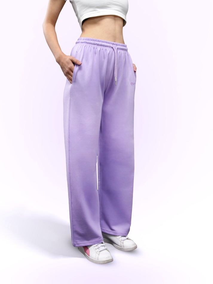 Lilac A-Line Bomber Pants