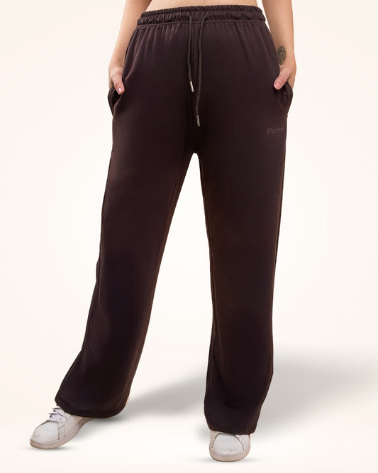 Brown A-Line Bomber Pants for Women