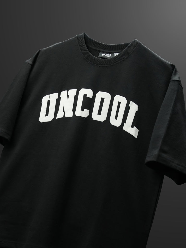 Uncool White Oversized Heavy French Cotton T-Shirt
