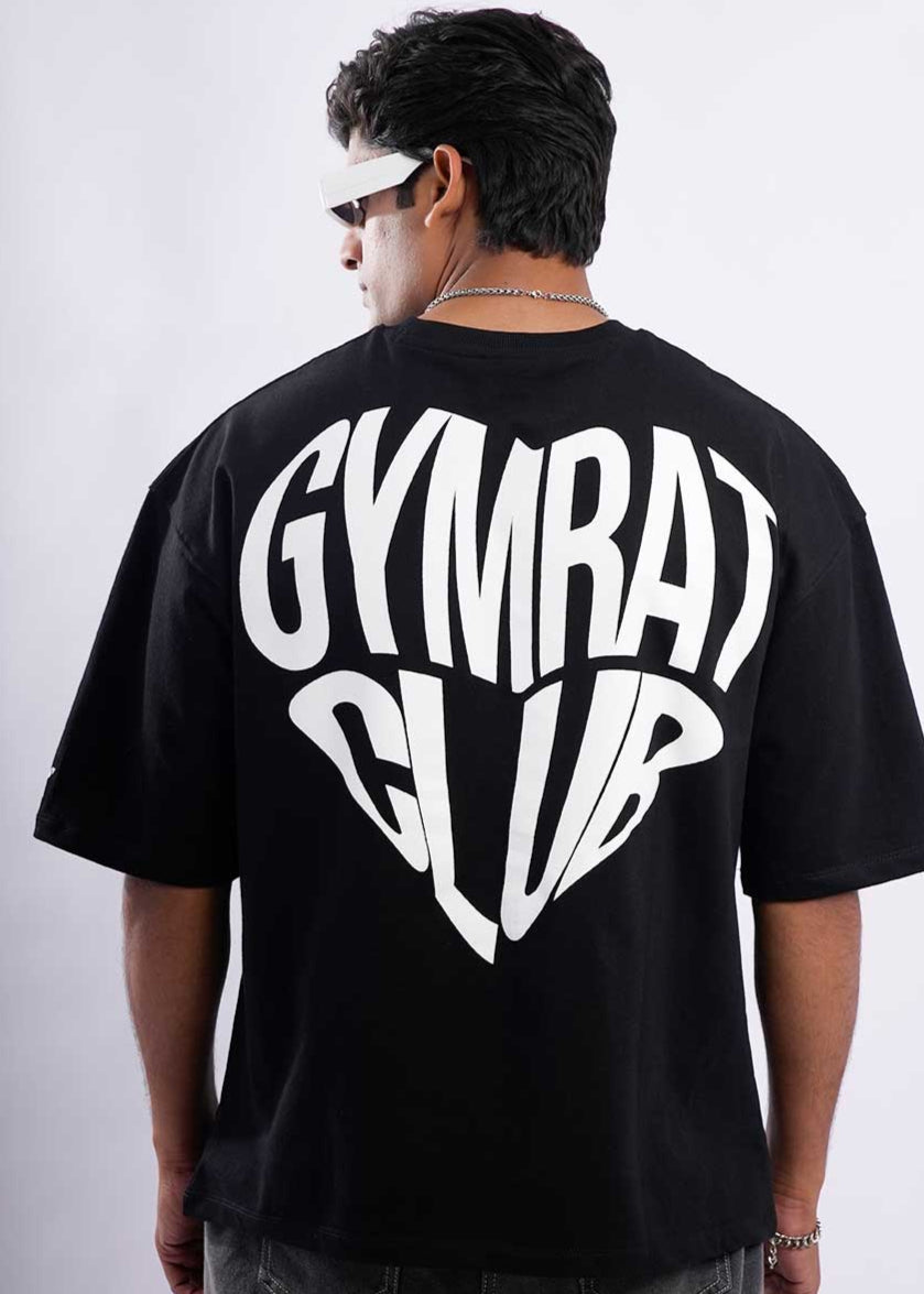 GYM Rat Club Oversized Heavy French Cotton T-Shirt