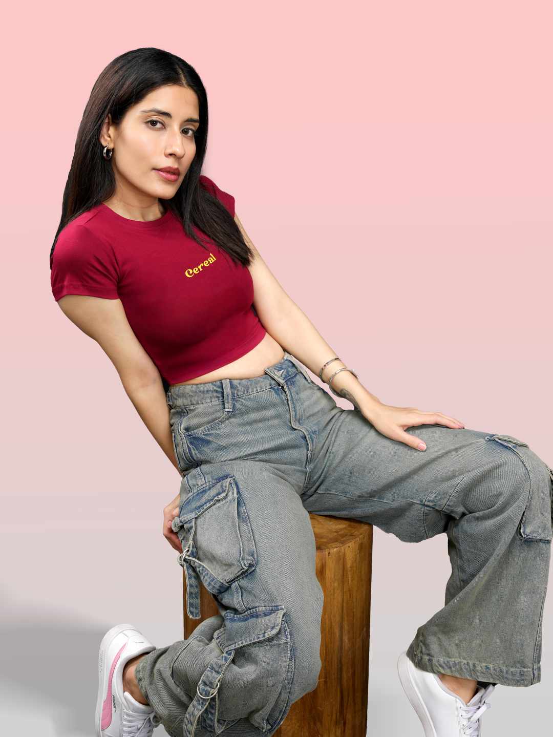 Cherry Red Baby Tee