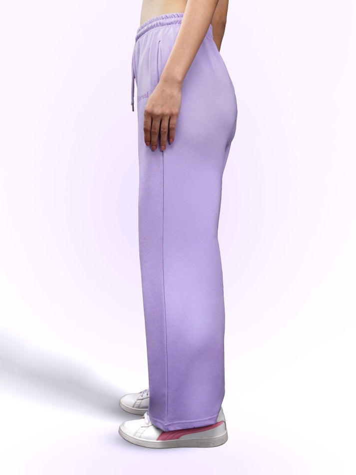 Lilac A-Line Bomber Pants