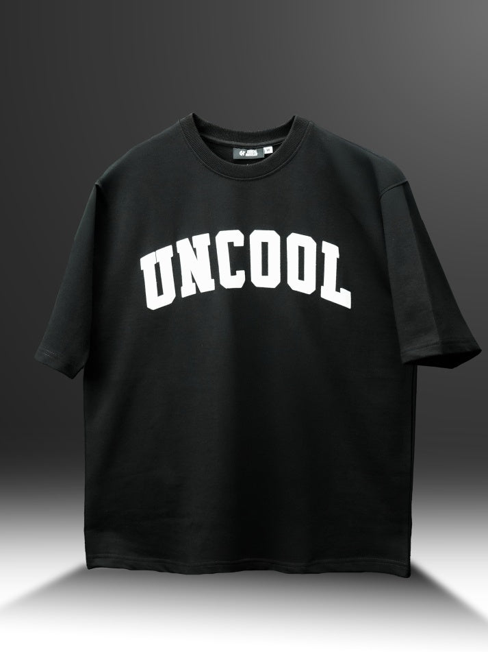Uncool White Oversized Heavy French Cotton T-Shirt