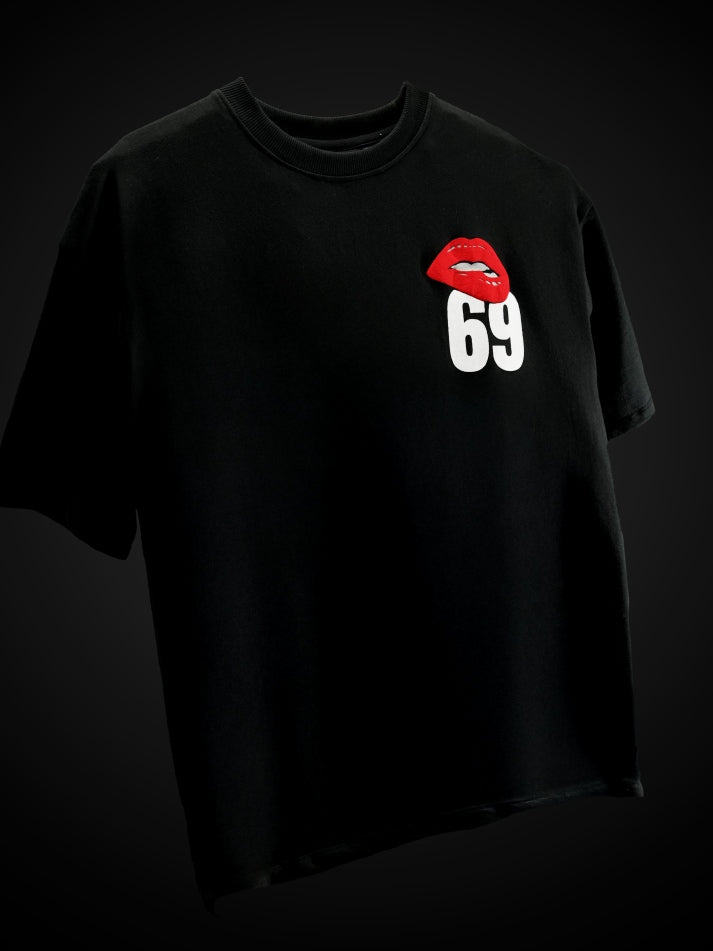 Wine Dine 69 Oversized Heavy French Cotton T-Shirt