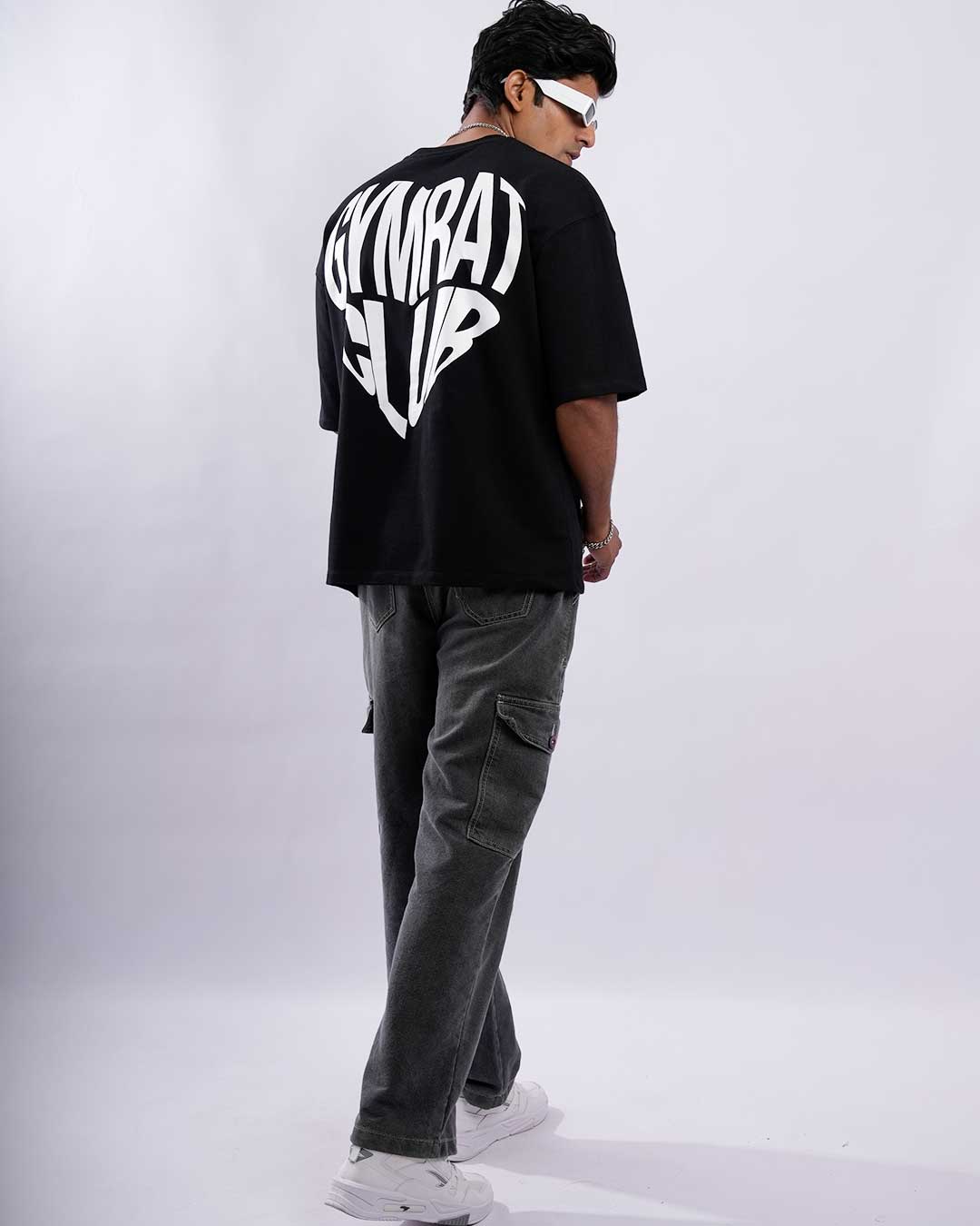 GYM Rat Club Oversized Heavy French Cotton T-Shirt