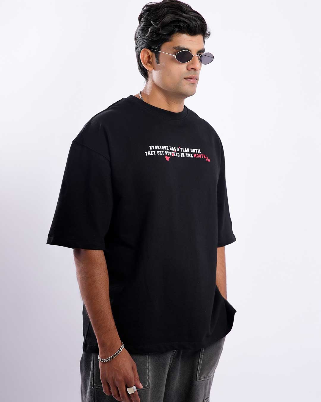 Mike Tyson Oversized Heavy French Cotton T-Shirt