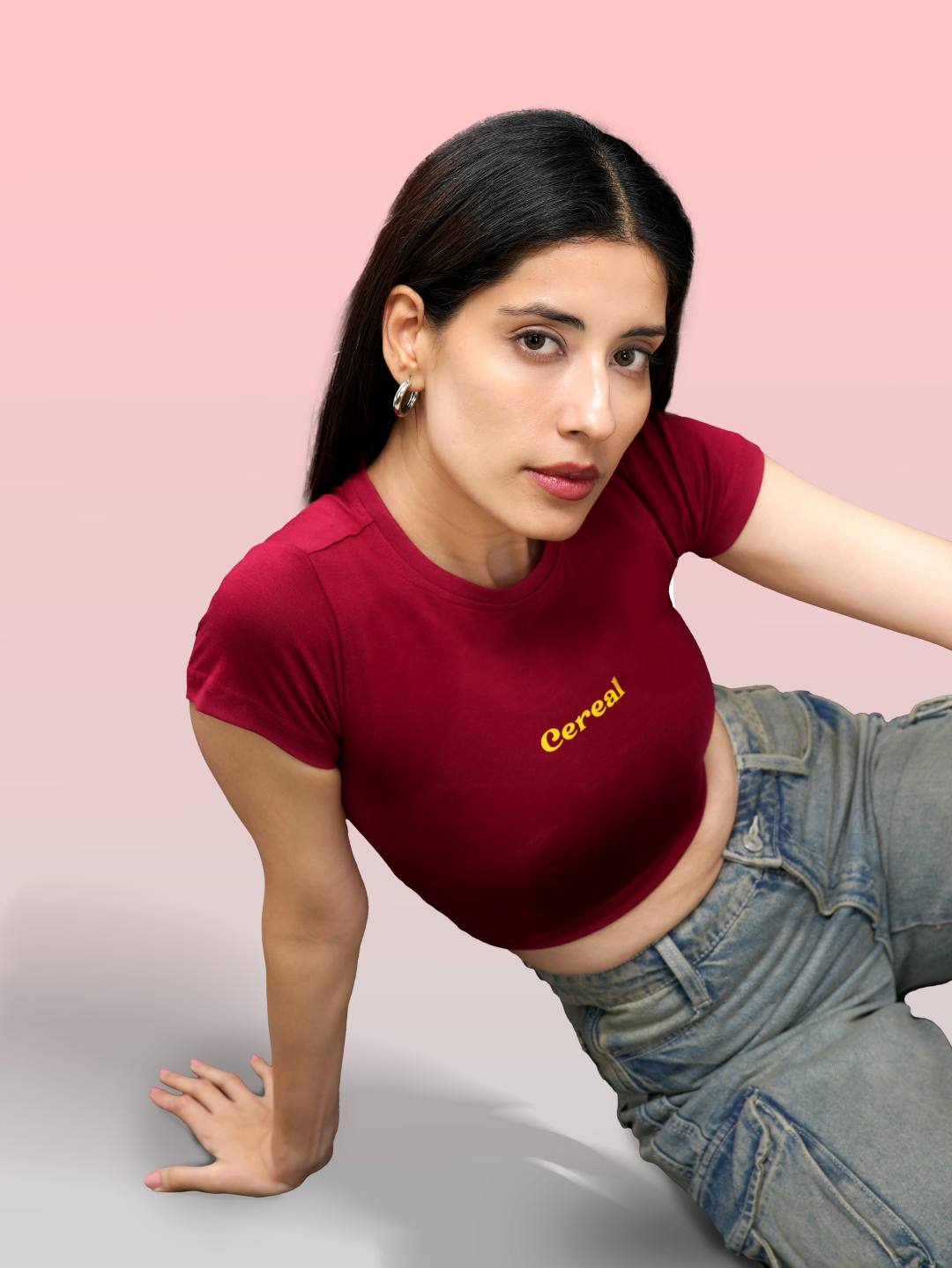 Cherry Red Baby Tee