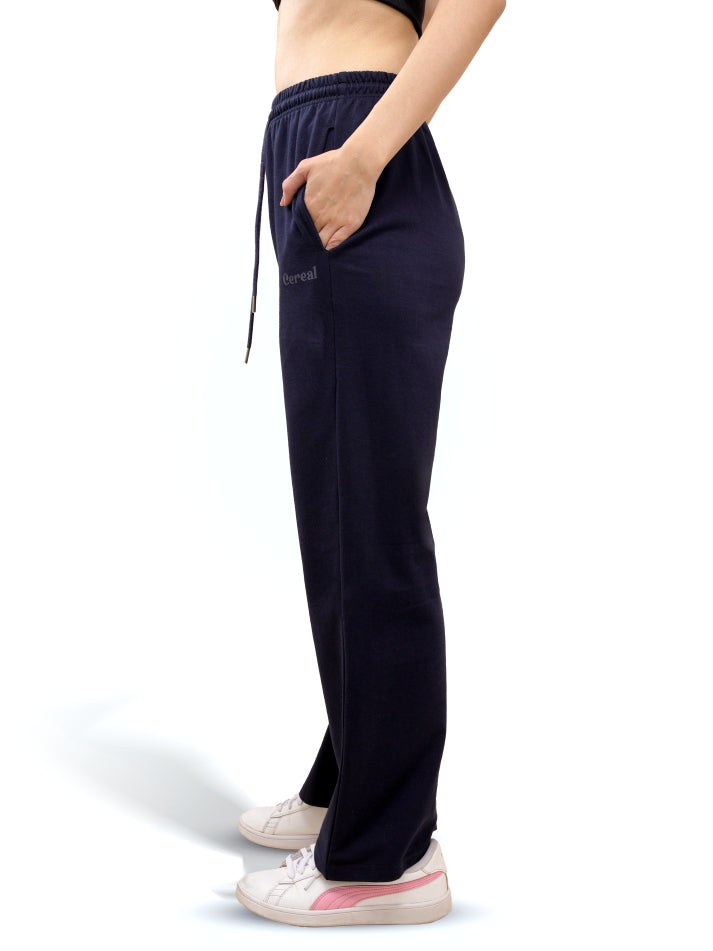 Navy Blue A-Line Bomber Pants
