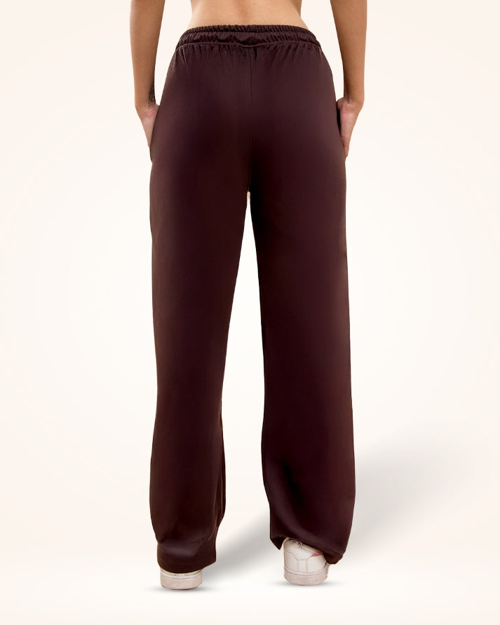 Brown A-Line Bomber Pants for Women