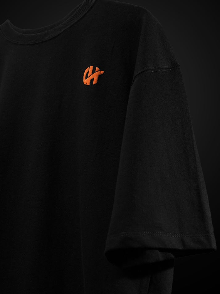 Butterfly Tiger Oversized Heavy French Cotton T-Shirt