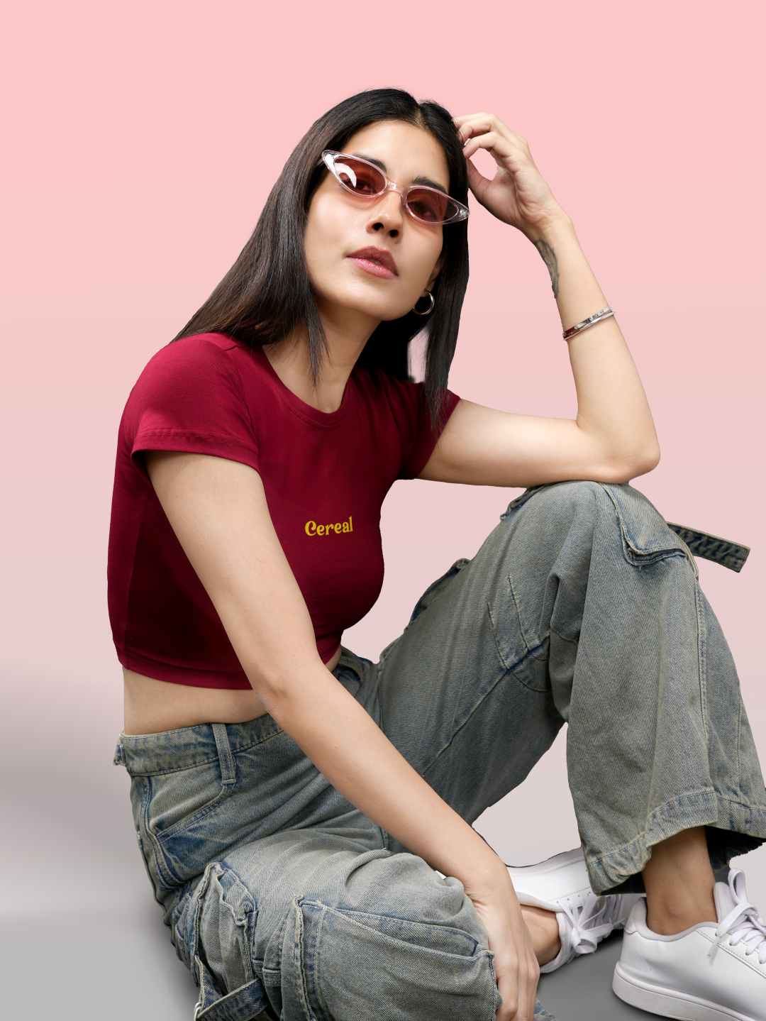 Cherry Red Baby Tee