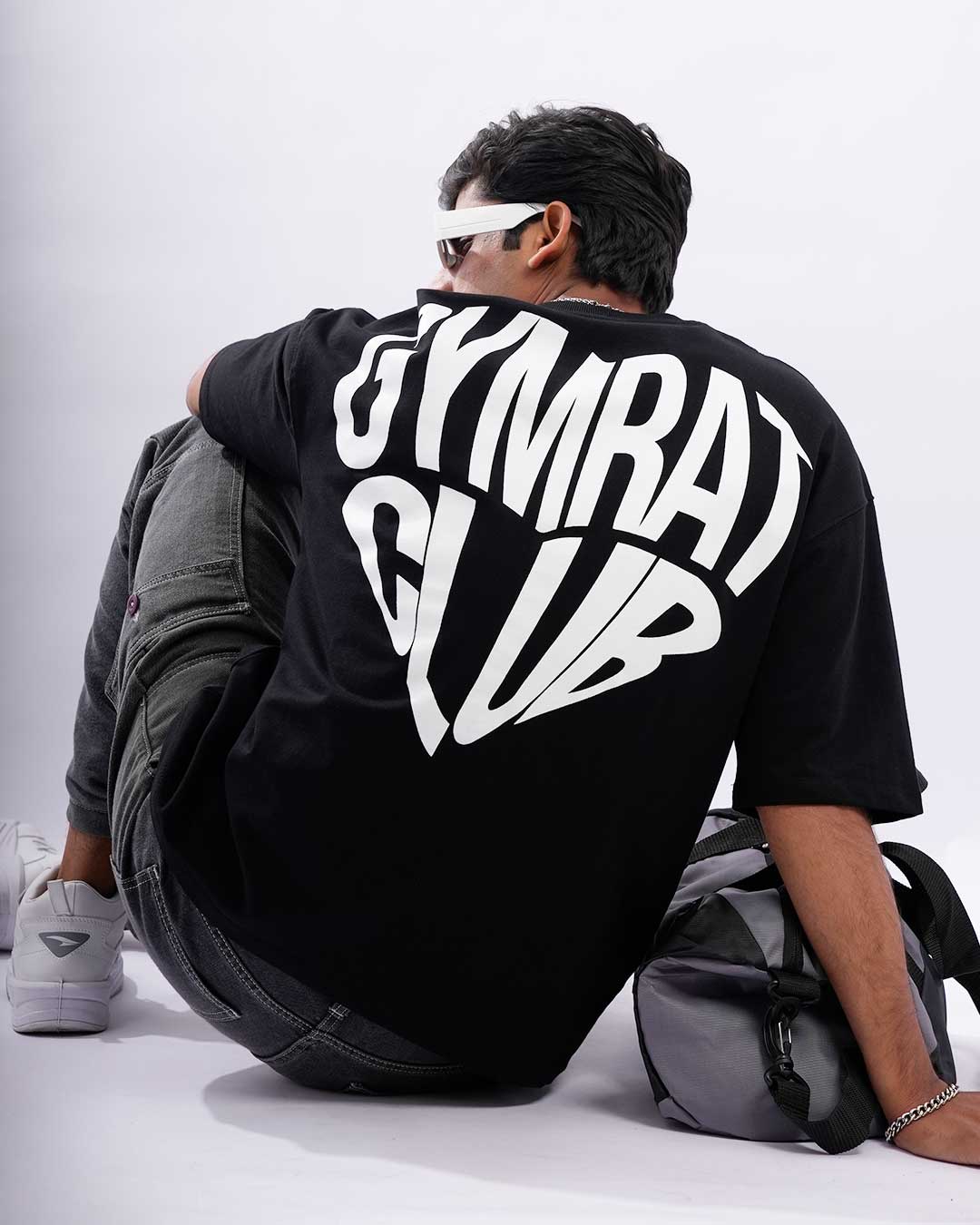 GYM Rat Club Oversized Heavy French Cotton T-Shirt