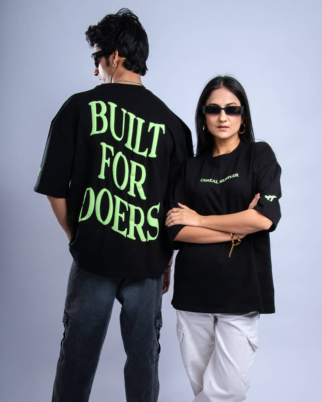 Built For Doers Oversized Heavy French Cotton T-Shirt