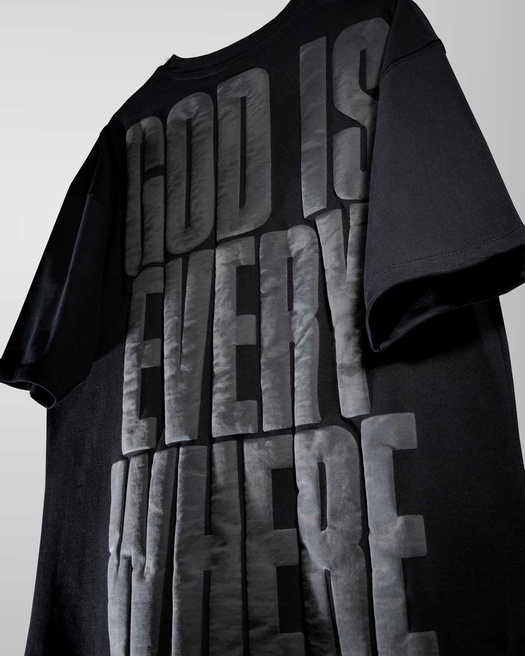 God is Everywhere Oversized Heavy French Cotton T-Shirt
