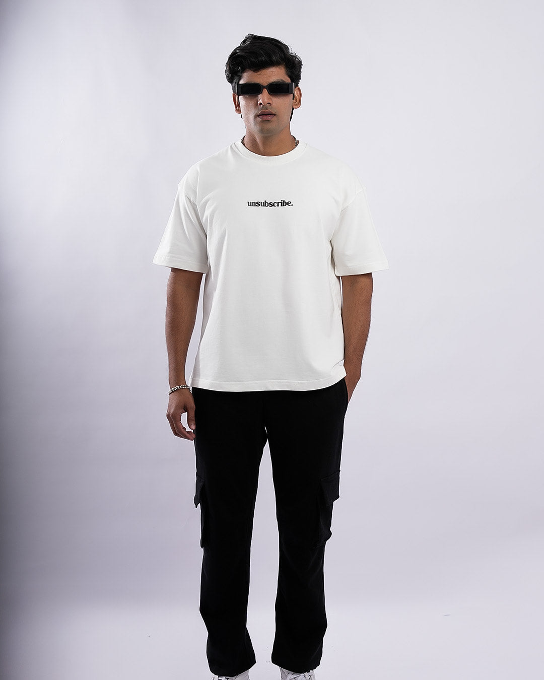 Unsubscribe Oversized Heavy French Cotton T-Shirt