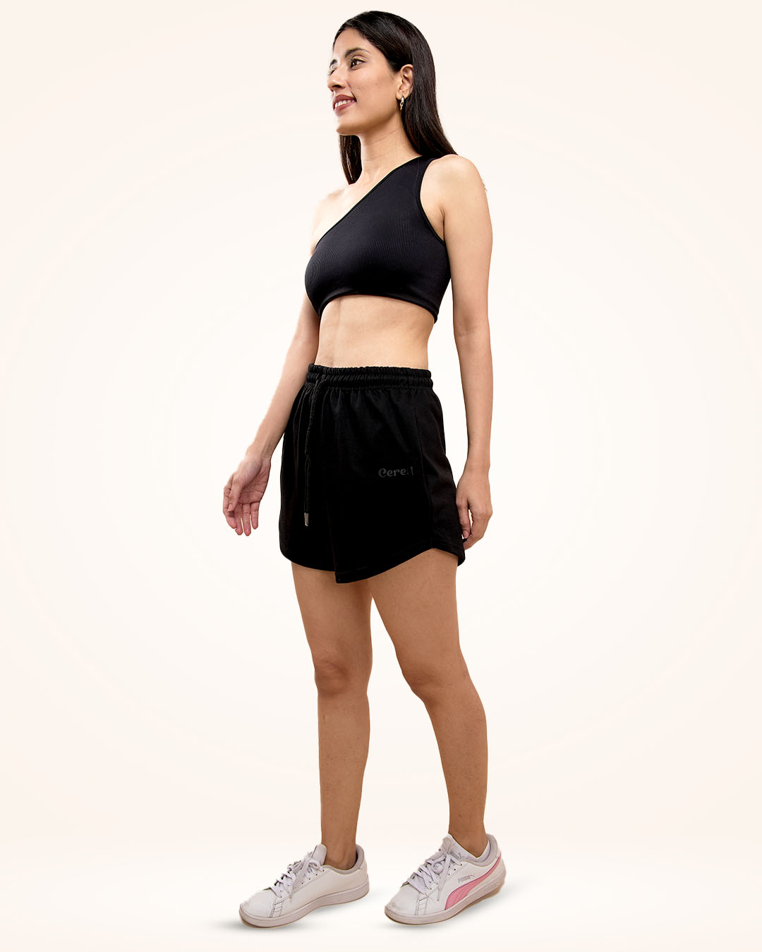 Black Sweat Shorts For Women