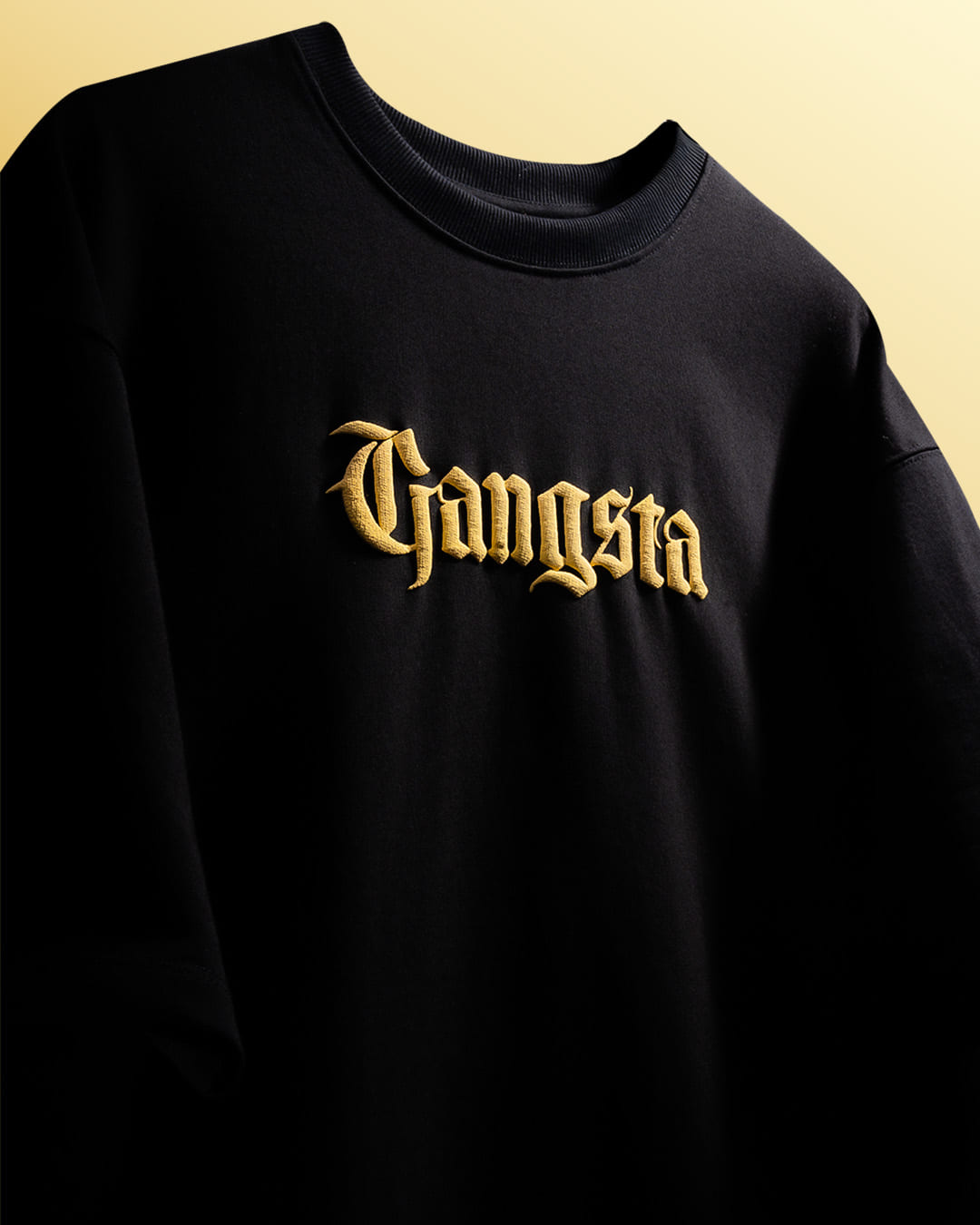 Gangsta Dawg Oversized Heavy French Cotton T-Shirt
