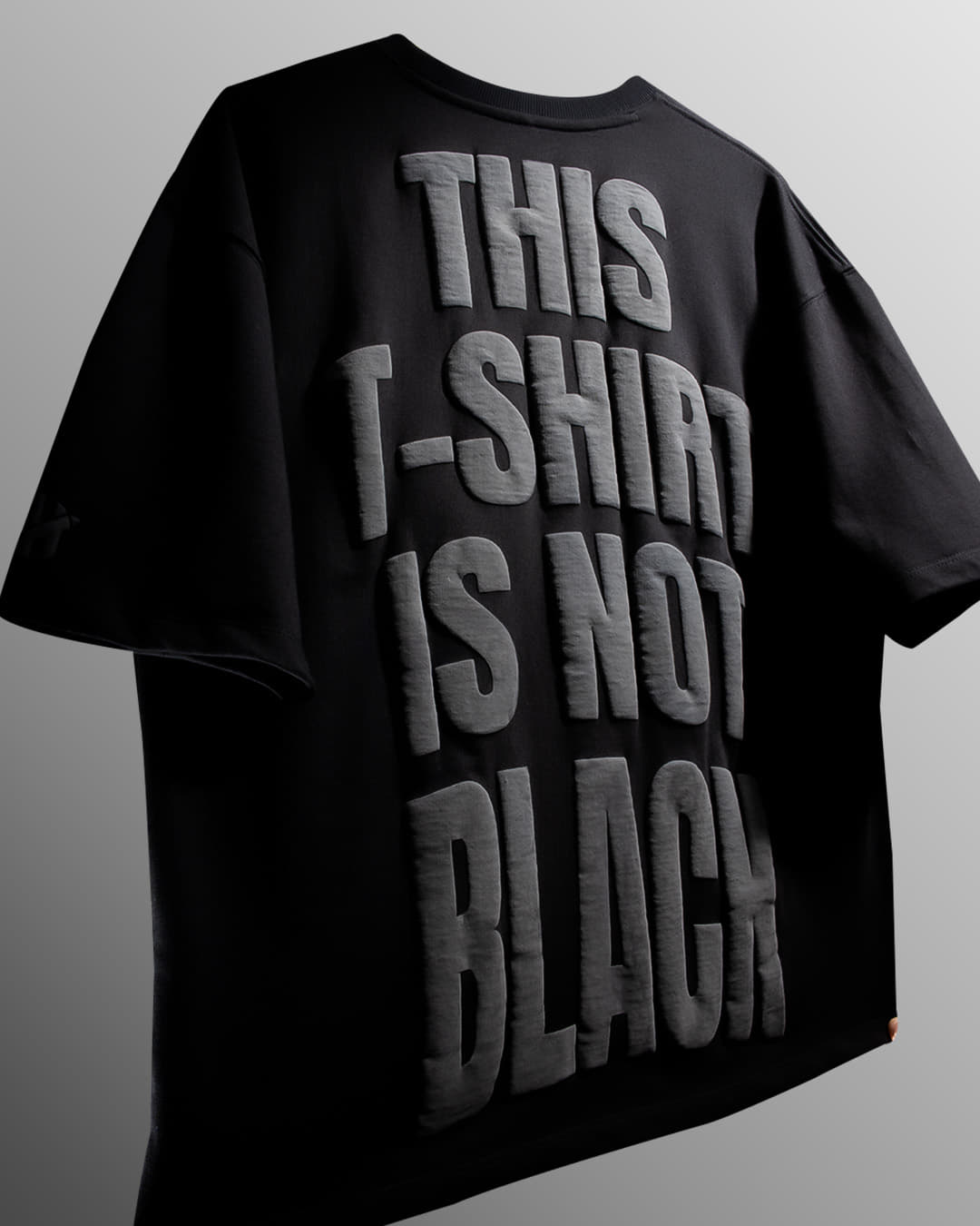 This T-Shirt is not black Oversized Heavy French Cotton T-Shirt