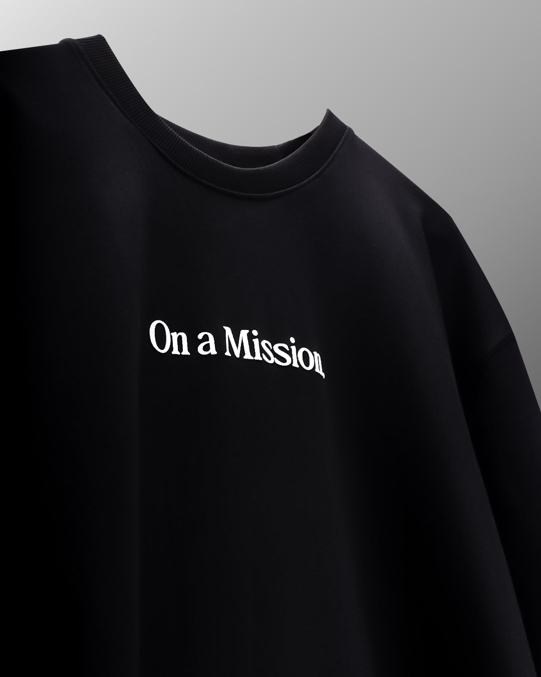On A Mission Oversized Heavy French Cotton T-Shirt