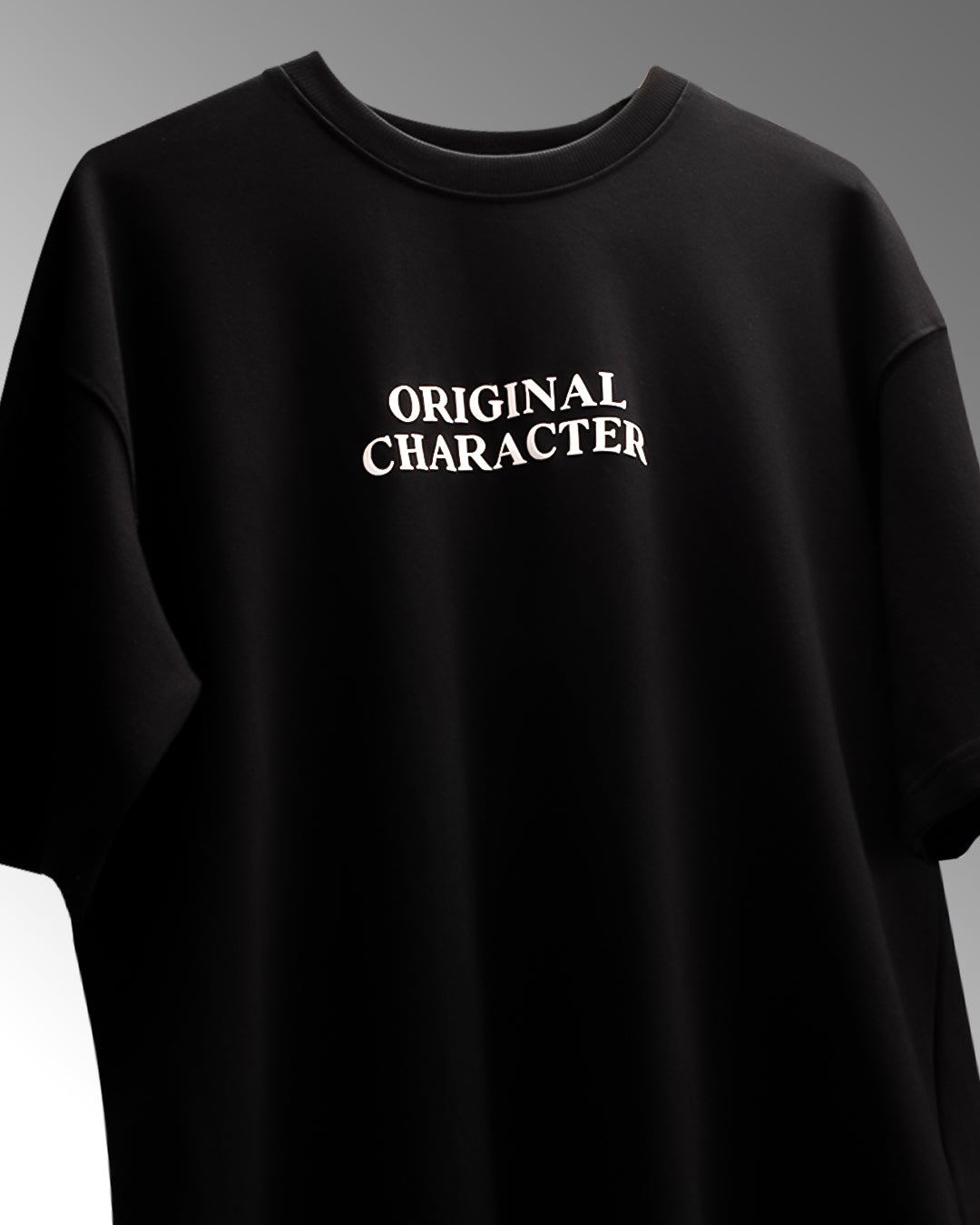 Original Character Oversized Heavy French Cotton T-Shirt