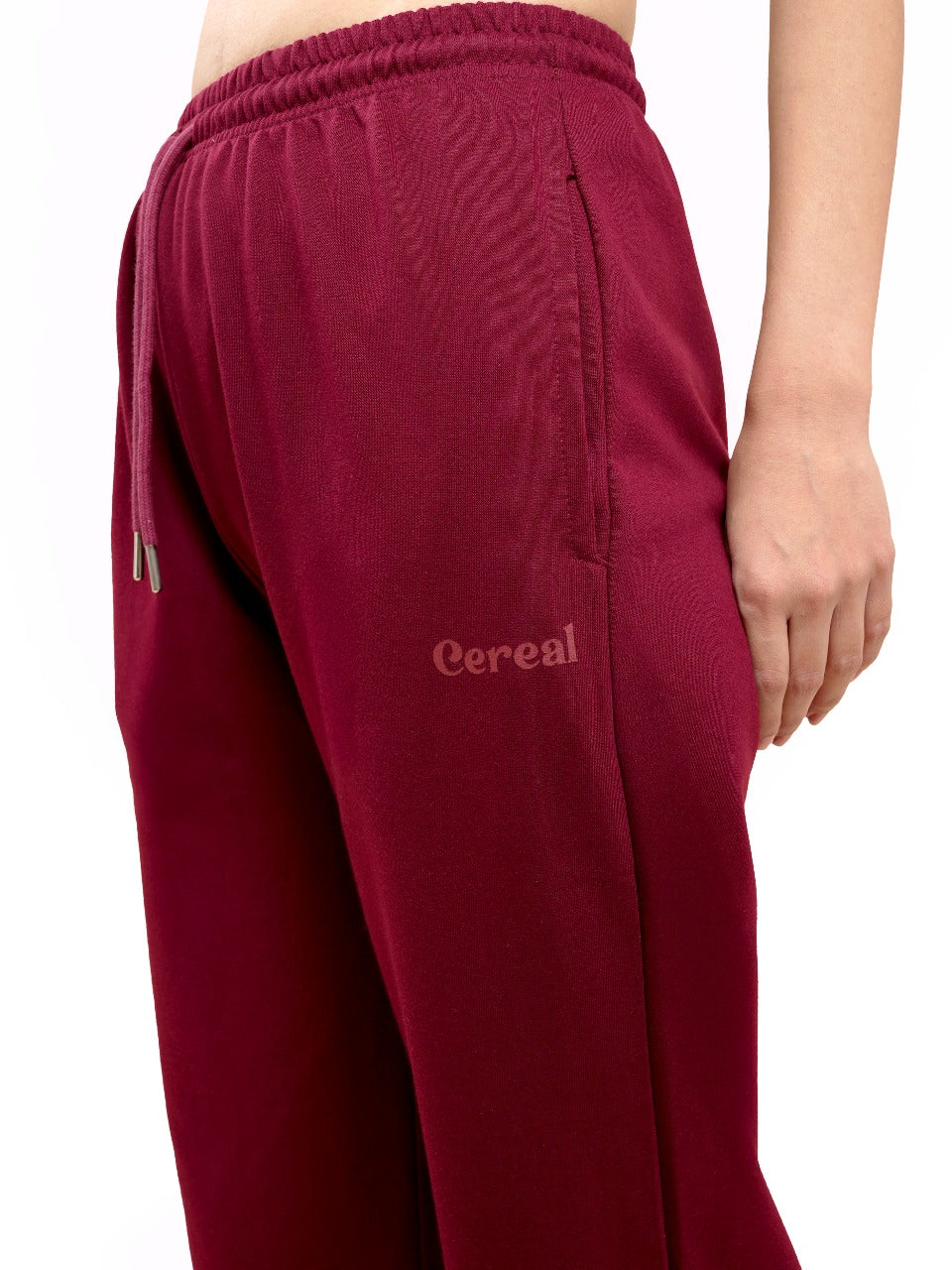 Cherry Red A-Line Bomber Pants for Women