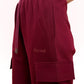 Cherry Red Cargo Track Pants