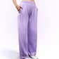 Lilac A-Line Bomber Pants