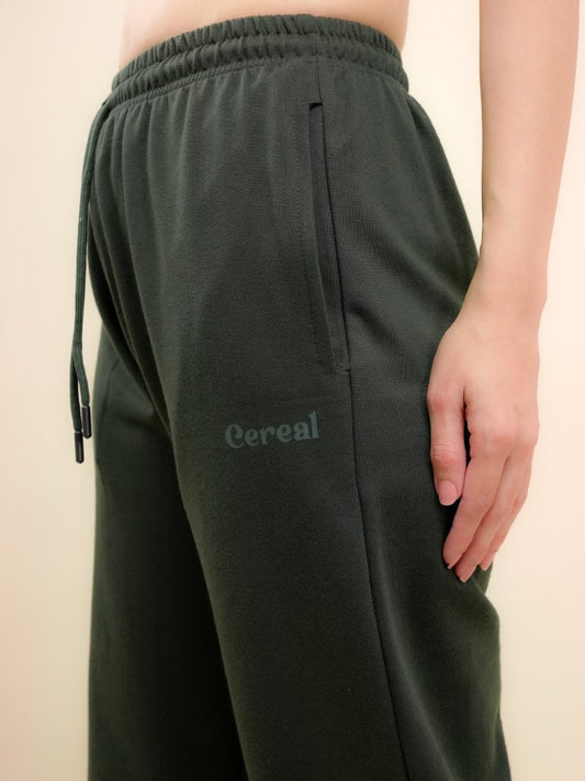 Olive Green A-Line Bomber Pants