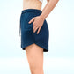 Navy Blue Sweat Shorts For Women
