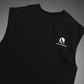 Black Oversized Iron Wolf Tank Tee