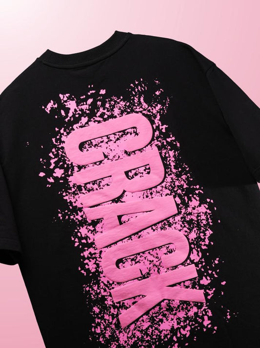 Crack Energy Oversized Heavy French Cotton T-Shirt