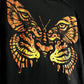 Butterfly Tiger Oversized Heavy French Cotton T-Shirt