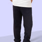 Straight Navy Blue Weight Joggers