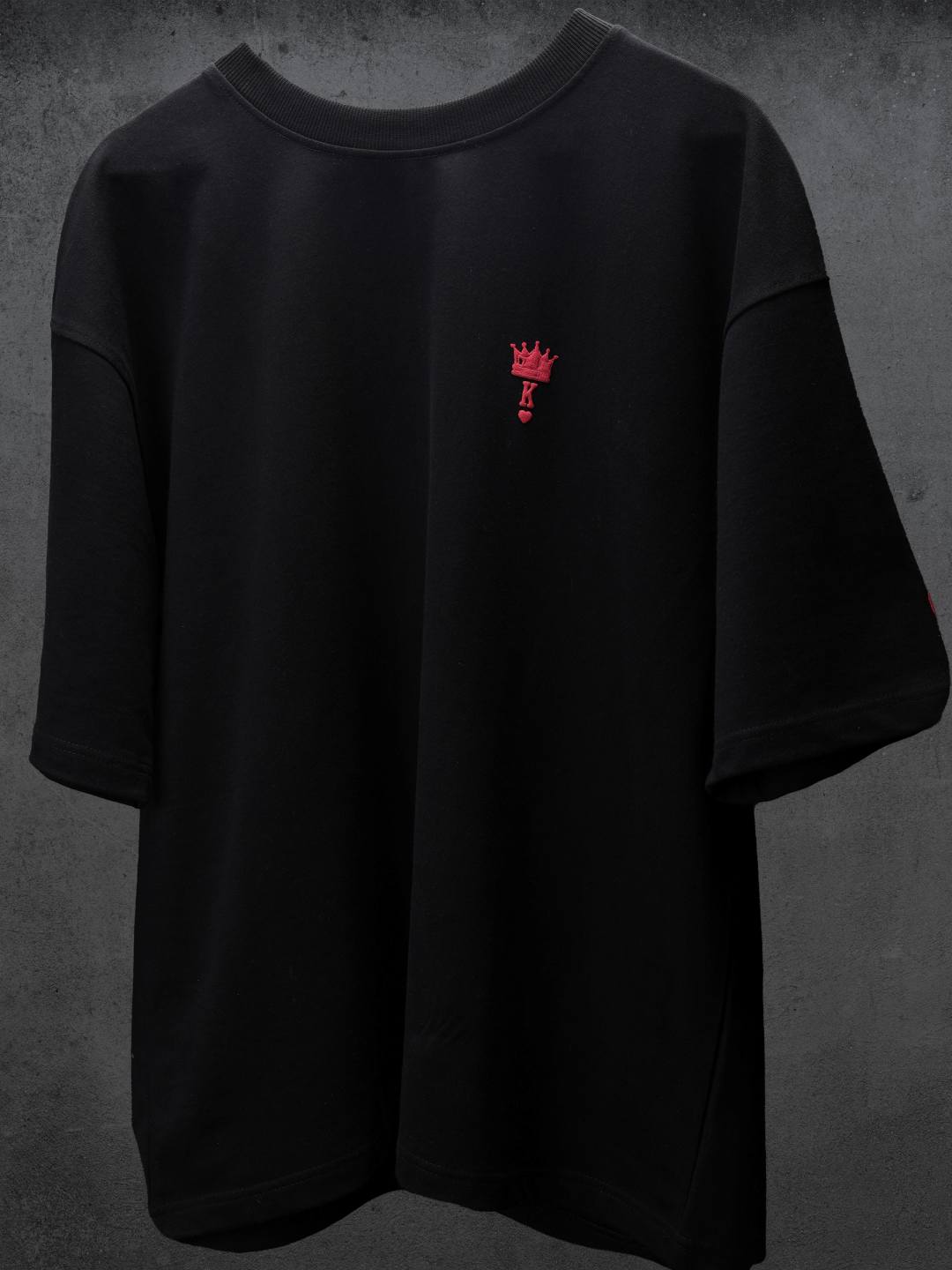 King Card Oversized Heavy French Cotton T-Shirt