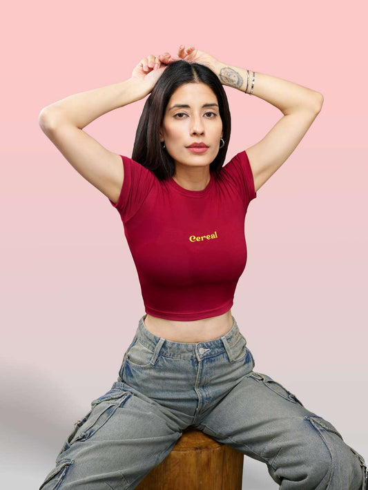 Cherry Red Baby Tee