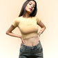 Bare Beige Baby Tee