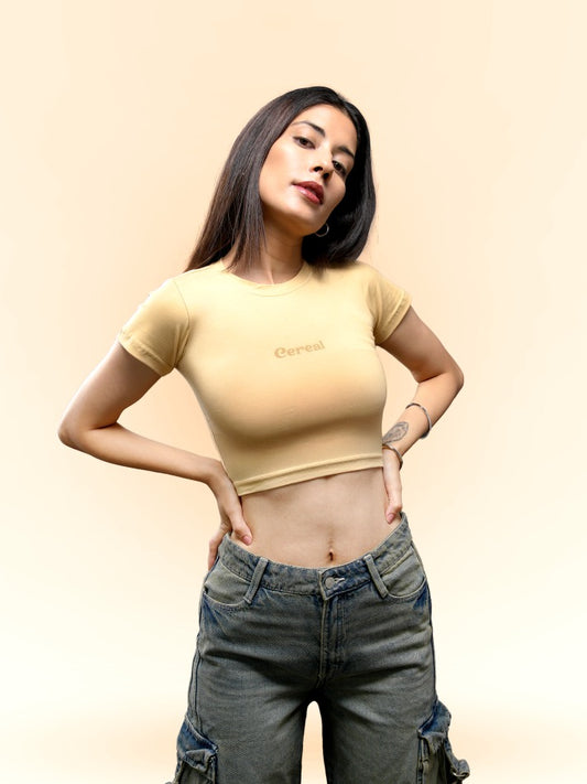 Bare Beige Baby Tee