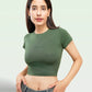 Olive Green Baby Tee