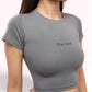 Gray Baby Tee