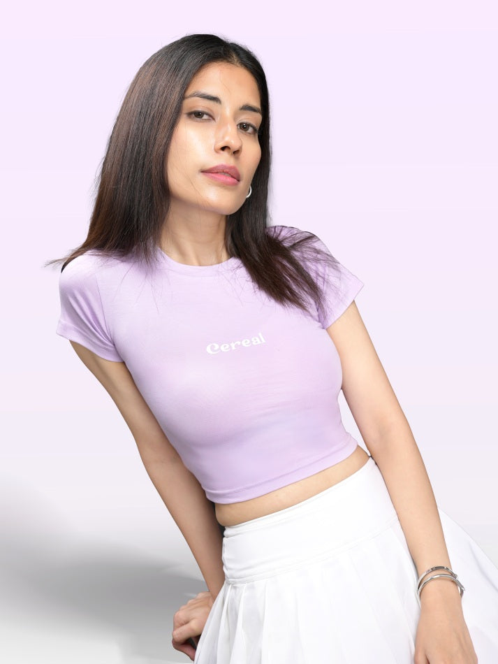 Lilac Baby Tee