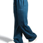 Airforce Blue A-Line Bomber Pants for Women