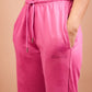 Pink A-Line Bomber Pants for Women