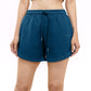 Airforce Blue Sweat Shorts For Women
