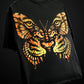 Butterfly Tiger Oversized Heavy French Cotton T-Shirt