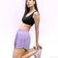 Lilac Sweat Shorts For Women