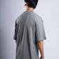 Premium 250 GSM Waffle Knit Oversized T-Shirt (Grey)