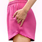 Hot Pink Sweat Shorts For Women