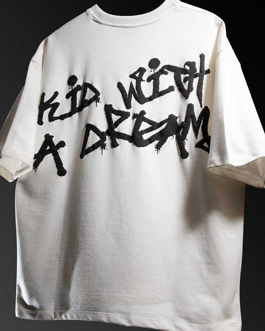 Kid With A Dream Oversized Heavy French Cotton T-Shirt