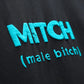 Mitch Black Oversized Heavy French Cotton T-Shirt