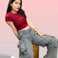 Cherry Red Baby Tee